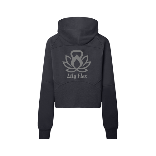 Cropped Half-Zip Hoodie